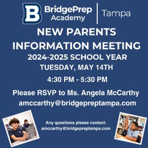 Parent Information meeting May 14th hope to see you there!!